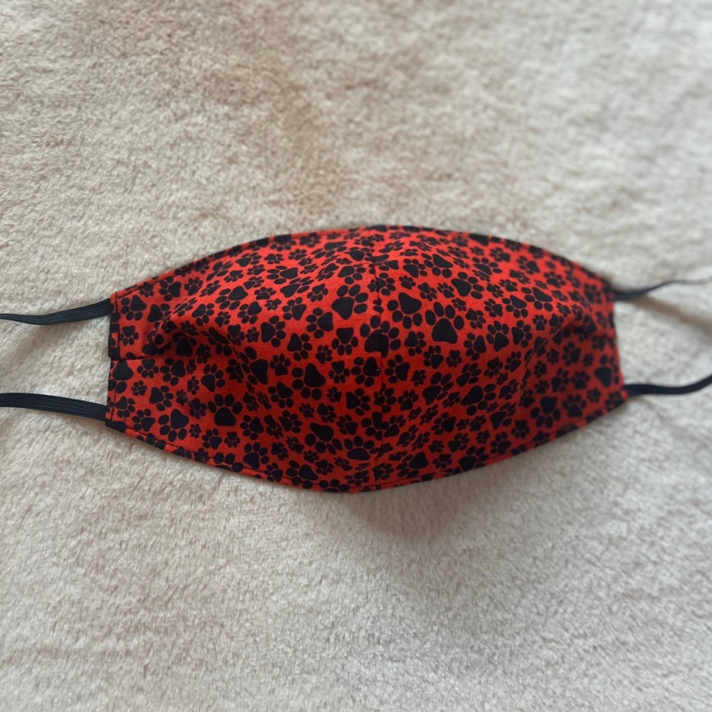Paw Print Face Mask